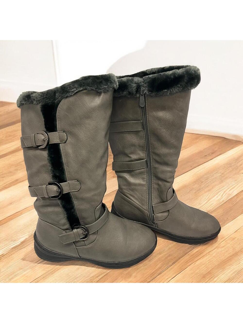 Dream Pairs Boots Womens 6 Fully Lined Zipper Closure Knee High - MINX-9A